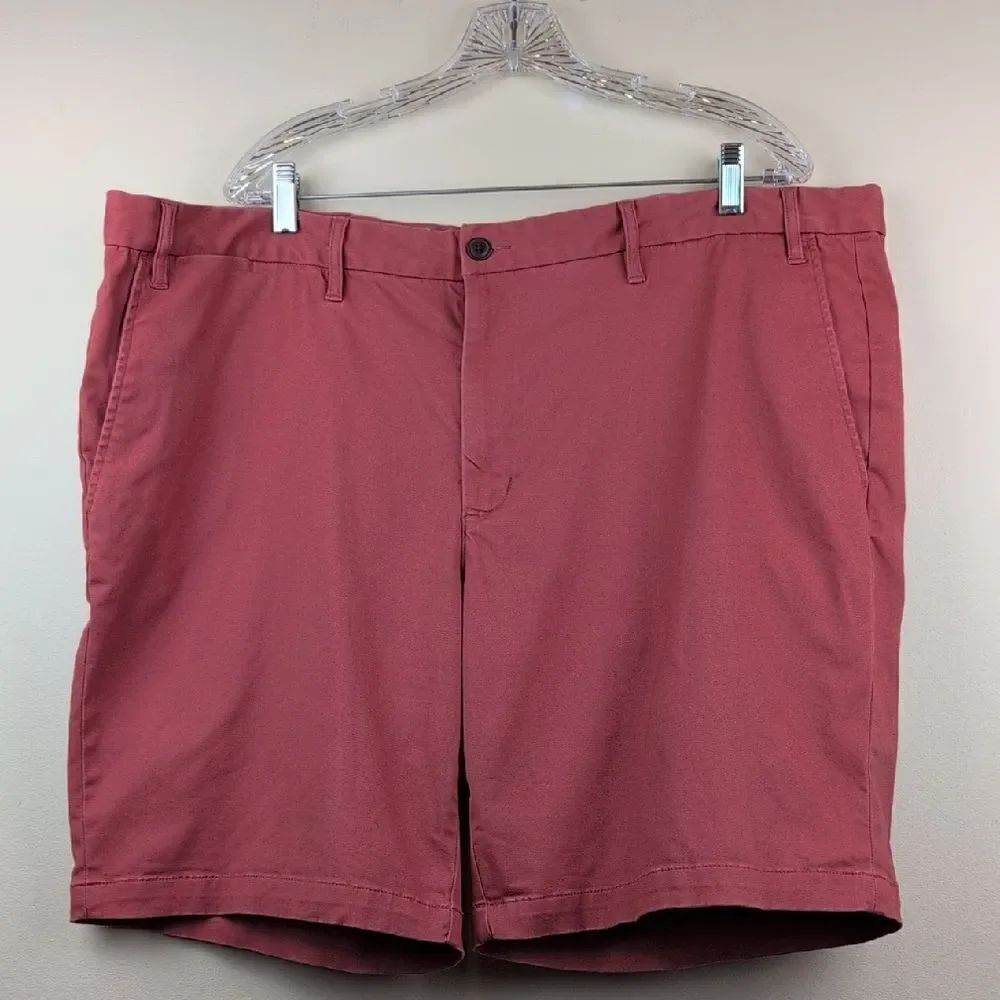 Lands End Men's Traditional Fit Casual Nantucket Red Cotton Shorts Size 44